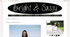 Desktop Screenshot of brightandsassy.com